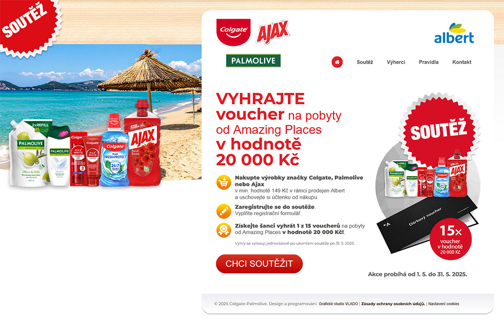 Získejte šanci vyhrát voucher na pobyty od Amazing Places v hodnotě 20 000Kč!
