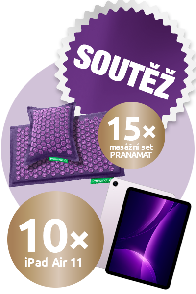 Zapojte se do SOUTĚŽE o iPad Air nebo masážní set Pranamat